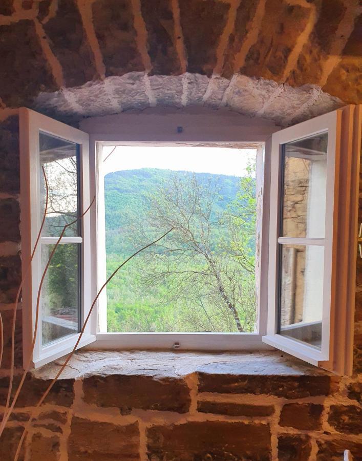 הוילה Zamask Casa Leonarda, Old Authentic Istrian Stone House Near Motovun, Central Istria מראה חיצוני תמונה