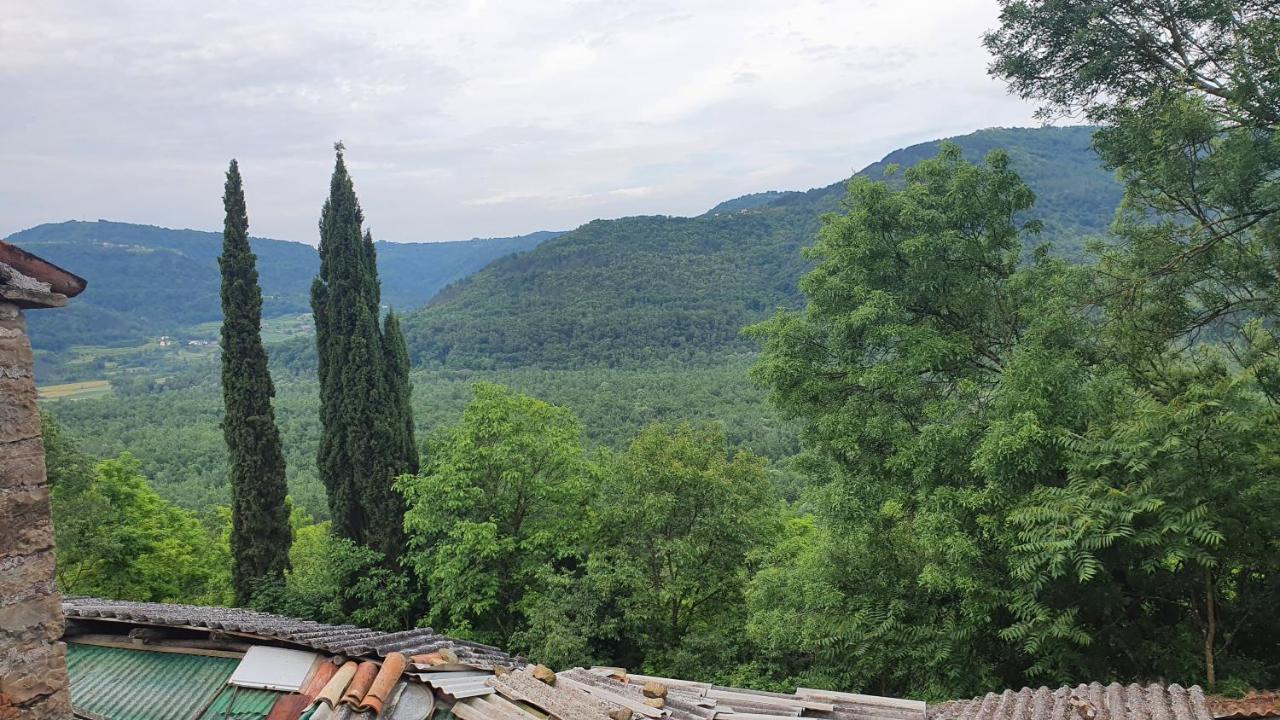 הוילה Zamask Casa Leonarda, Old Authentic Istrian Stone House Near Motovun, Central Istria מראה חיצוני תמונה